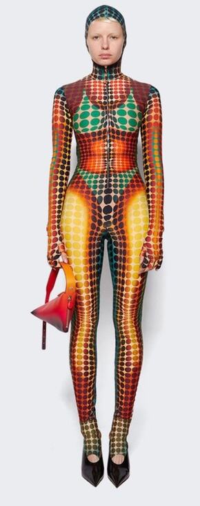 Jean Paul Gaultier Pants - Jean Paul Gaultier high neck hooded jumpsuit